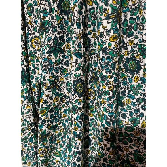 Loft Woman’s floral Long Sleeve Paisley Print Blouse size small - Picture 3 of 4